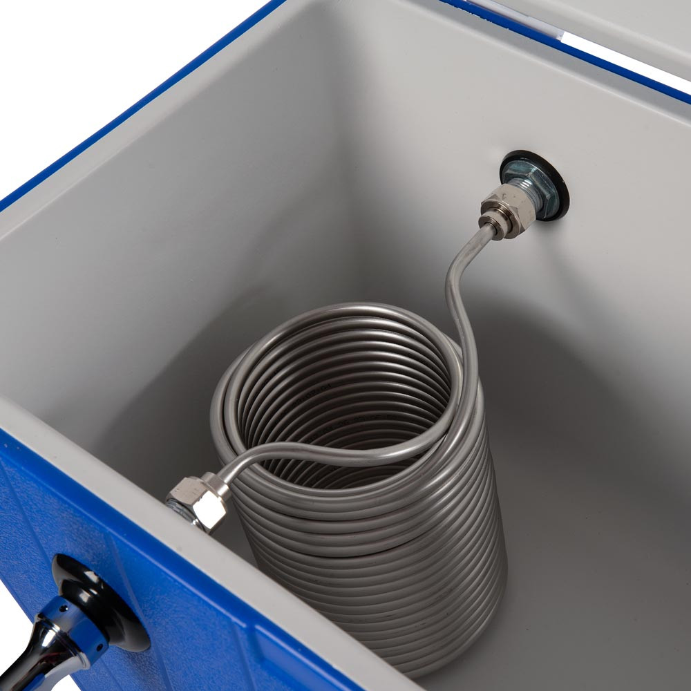 Single Faucet Jockey Box - 50' Coil - Complete Kit - Kegworks