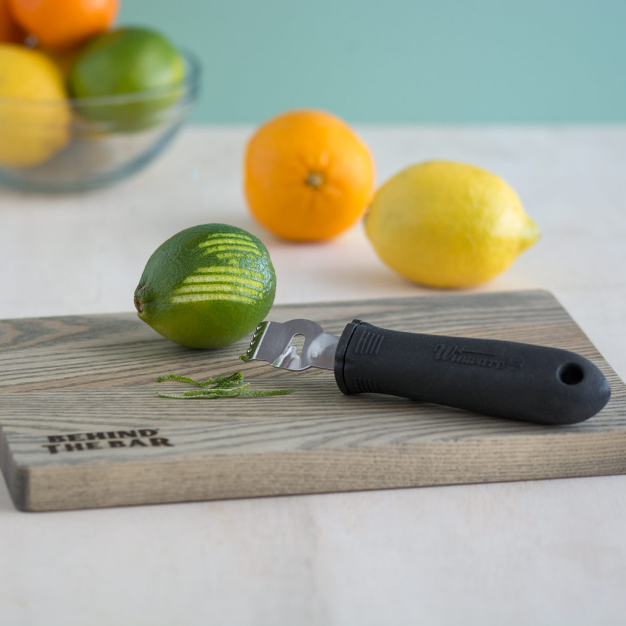 Behind The Bar® Premium Wood Bar Cutting Board & Garnish Tool Set