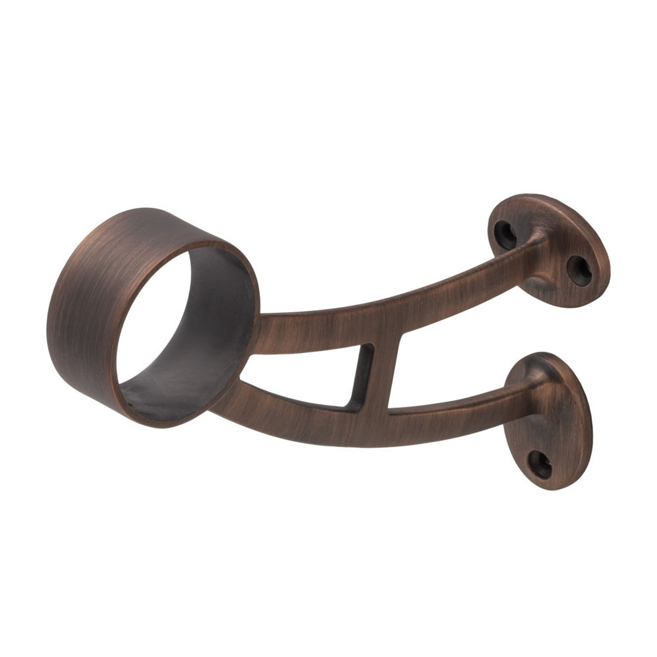 Bar Face Purse & Coat Hook - Double - Brass with Bronze Finish