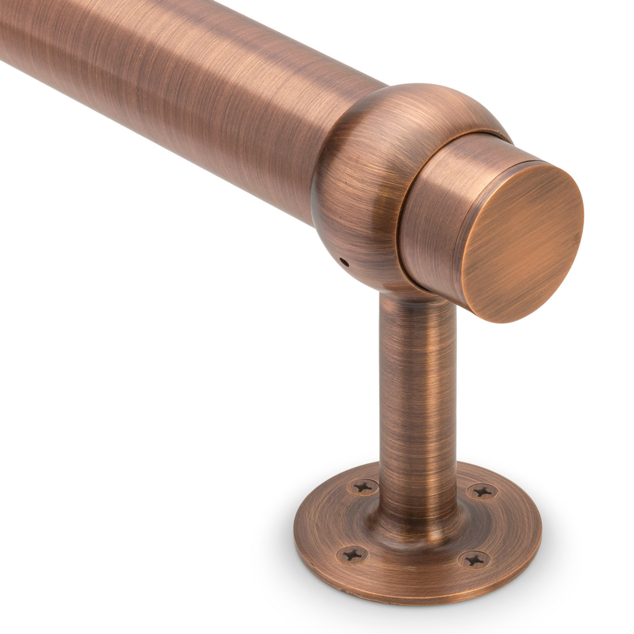 Rounded Center Post Bracket - Antique Copper - 2