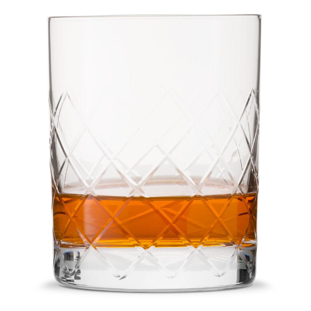 Crystal Cut Flower Design Heavy Base Whiskey Glasses Unique Tumblers for  Drinking