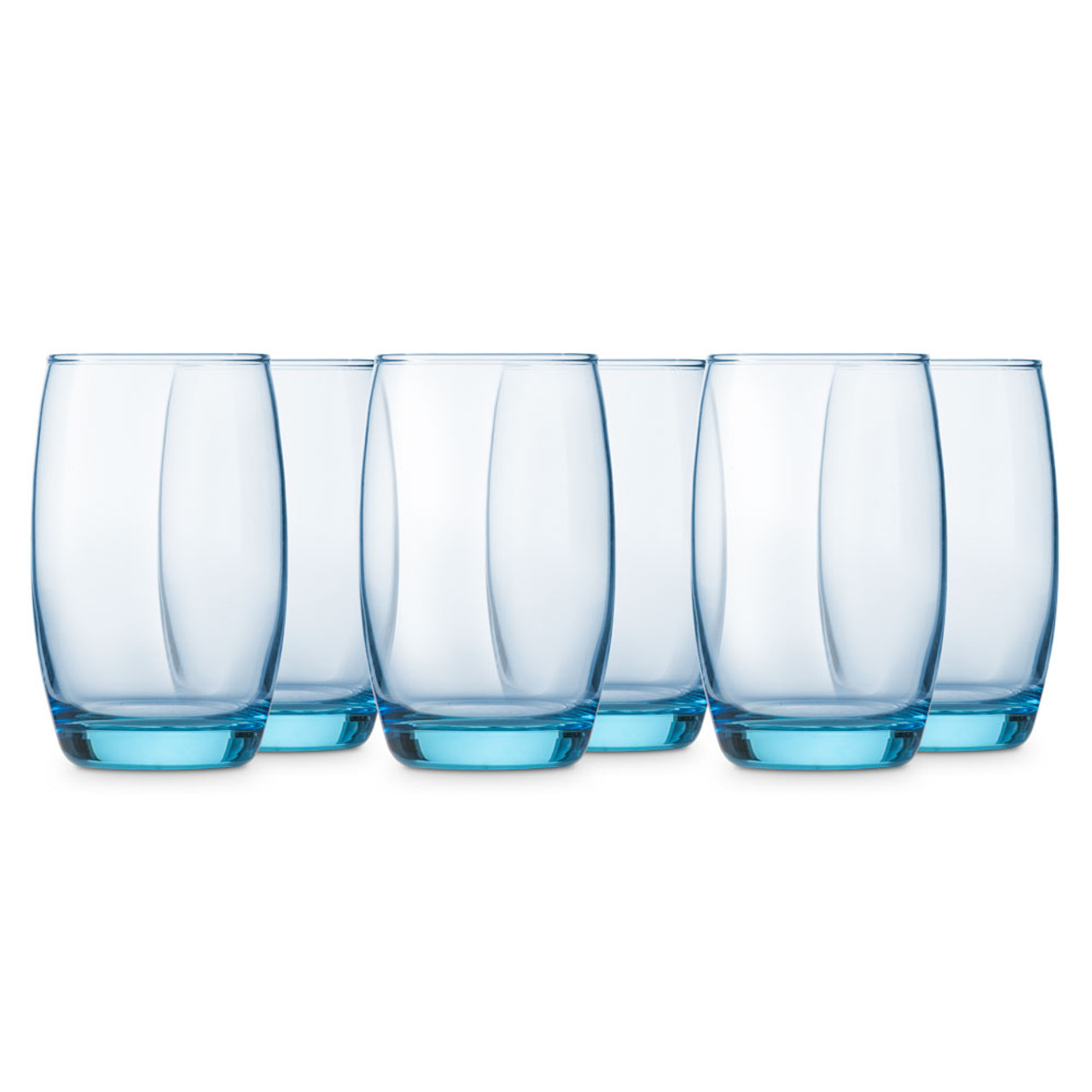 Blue Italian Set of 4 Highball Glasses
