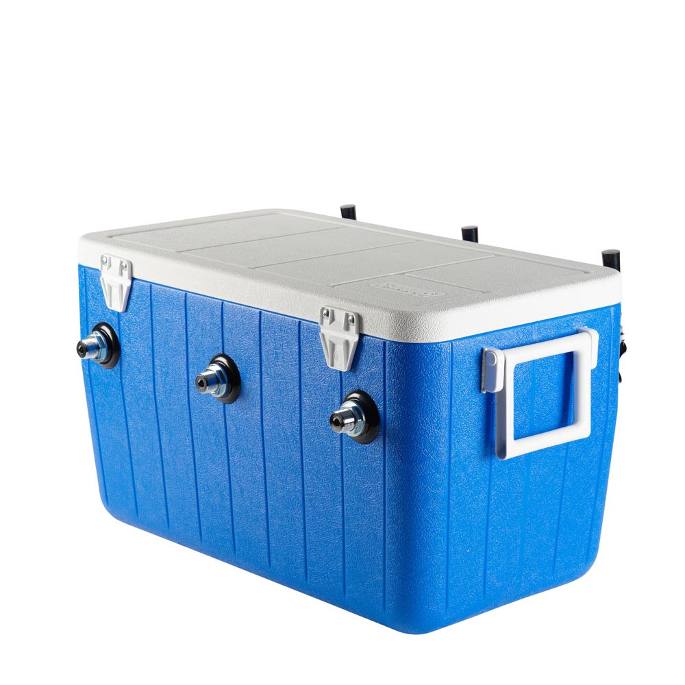 Triple Faucet Jockey Box - 50' Coils - Complete Kit