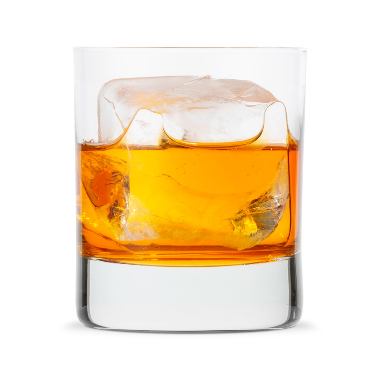 Glass Ice Cube Whiskey Glass