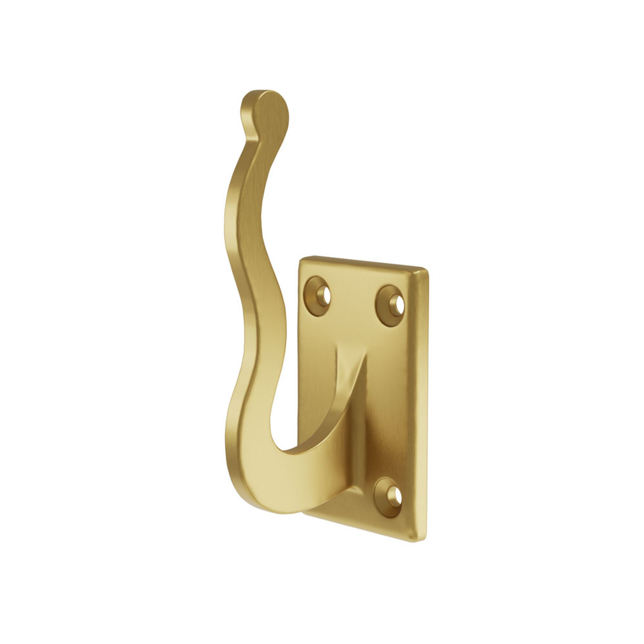 Undermount Purse & Coat Hook - Brushed Brass