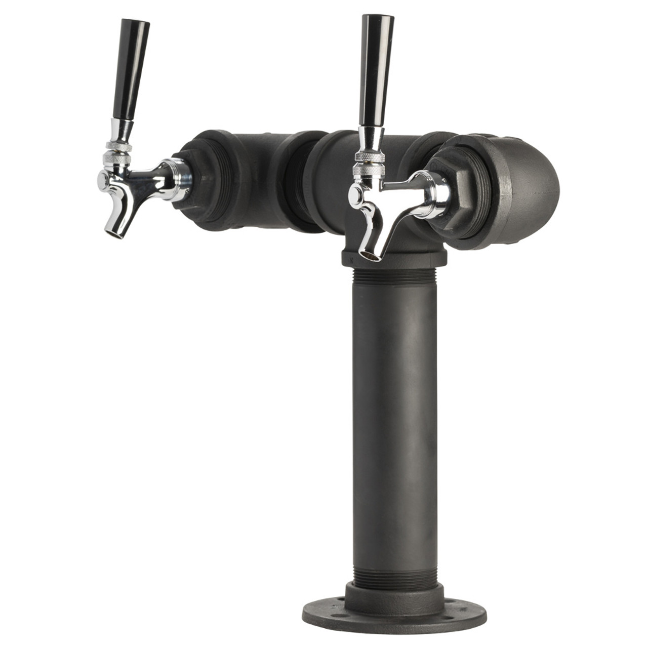 https://cdn11.bigcommerce.com/s-cznxq08r7/images/stencil/1280x1280/products/565/2506/2stblkiron_16059_draft-beer-tower-black-iron-double-tap-standard-faucet_01__02576.1590767988.jpg?c=1