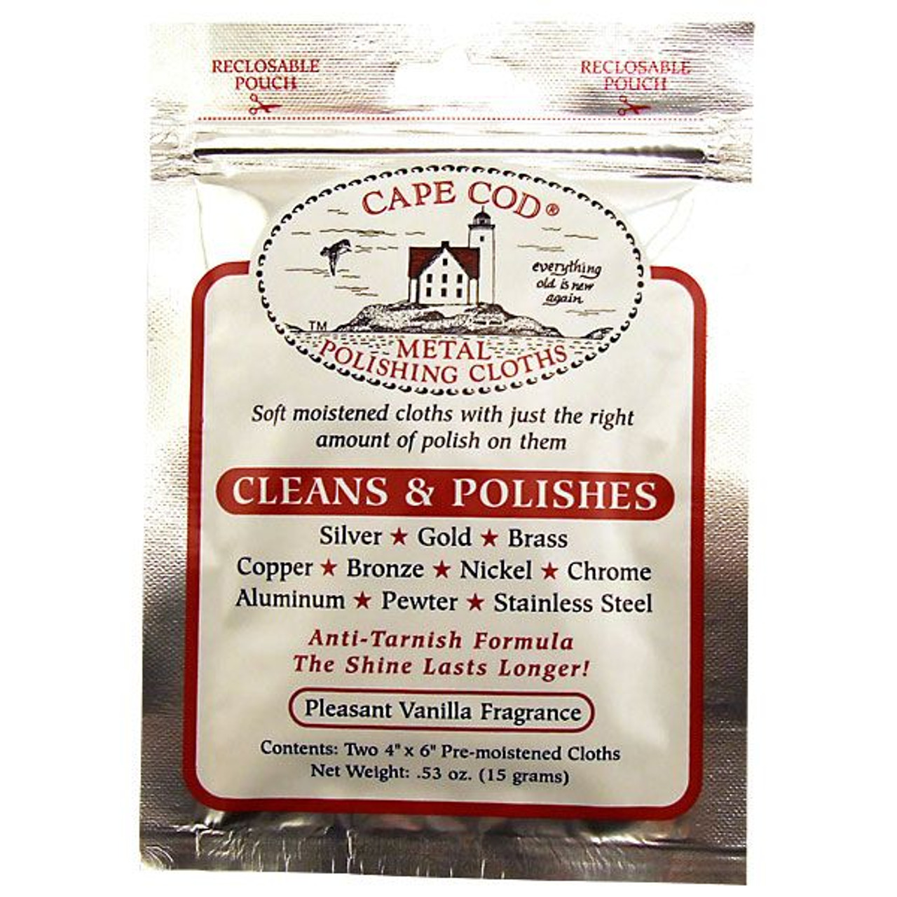 Cape Cod Metal Polishing Cloths