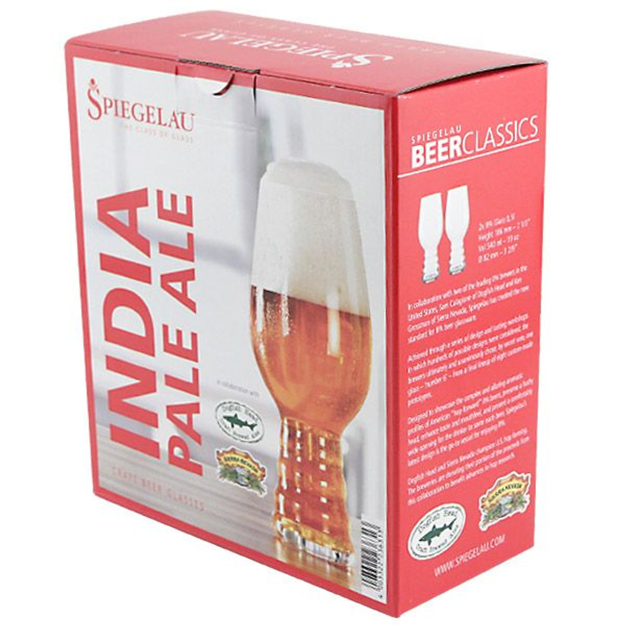 Spiegelau 4998052 Beer Classics 18.25 oz. IPA Beer Glass - 12/Case