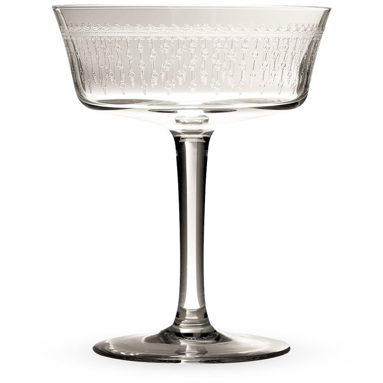 retro champagne glasses