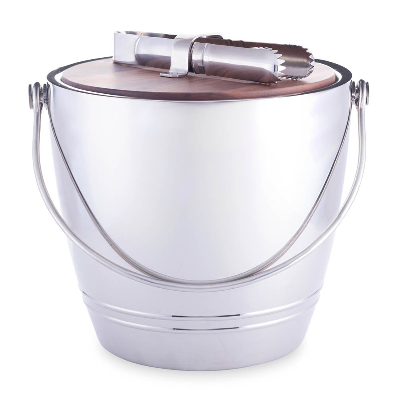 stainless ice bucket