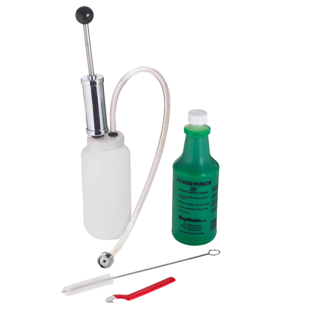 KegWorks® Deluxe Beer Line Cleaning Kit 32oz Liquid
