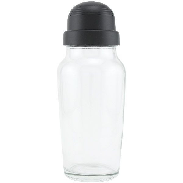Libbey Glass Cocktail Shaker with Black Lid 19.75 oz