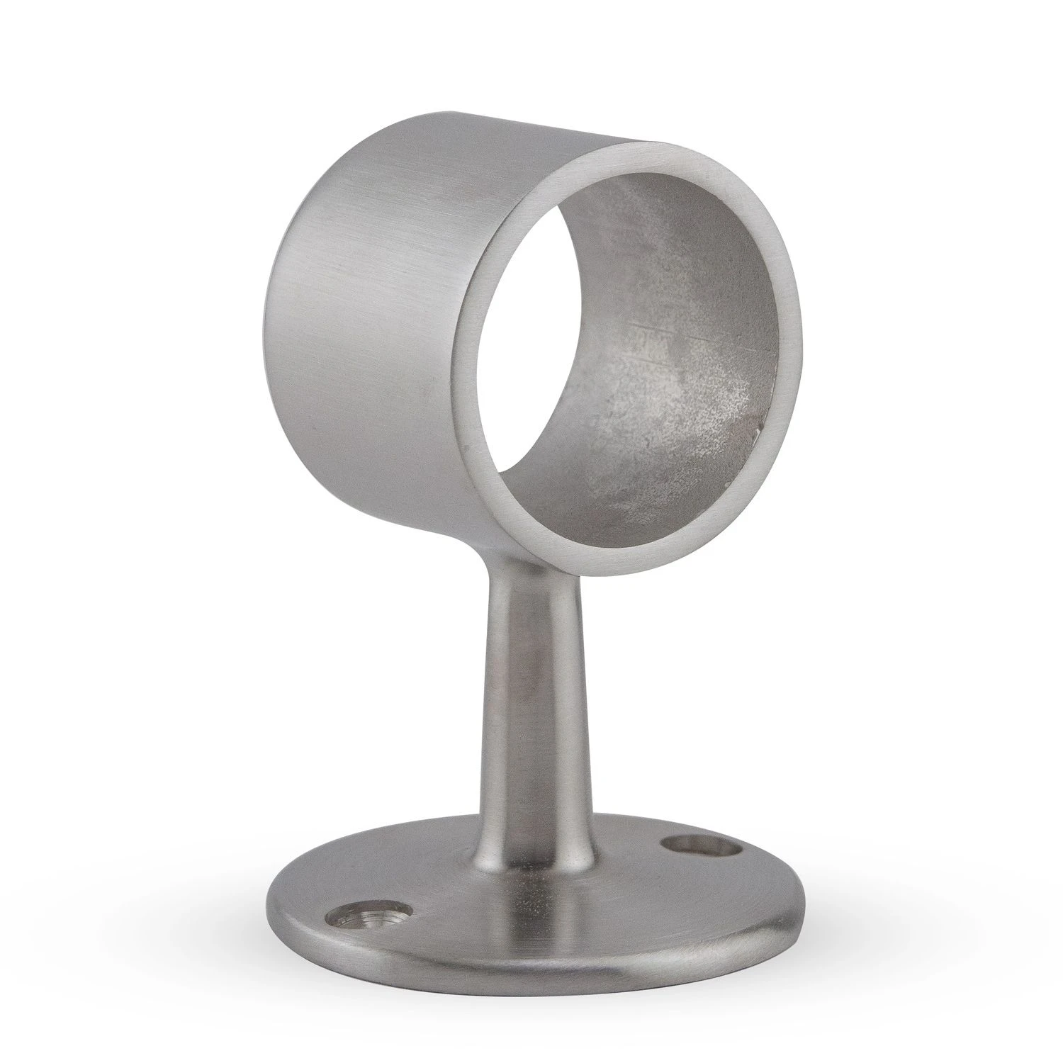 Flush Center Post - Brushed Stainless - 1.5