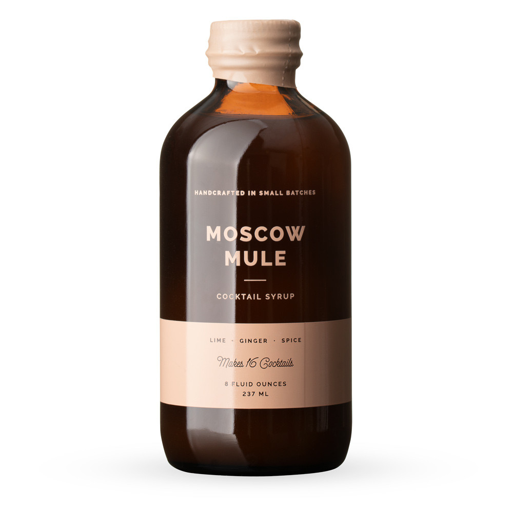 W&P Moscow Mule Craft Cocktail Mixer Syrup 8 oz