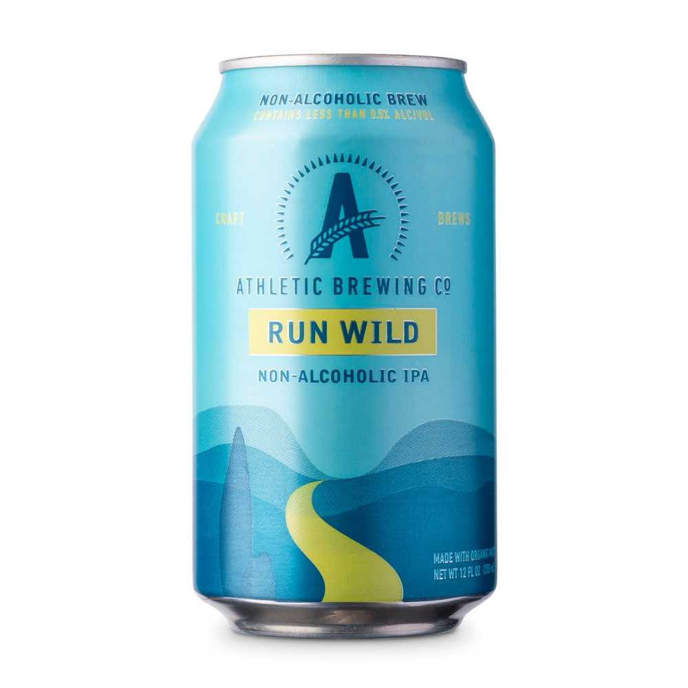 Athletic Run Wild IPA NonAlcoholic Near Beer 12 oz Can