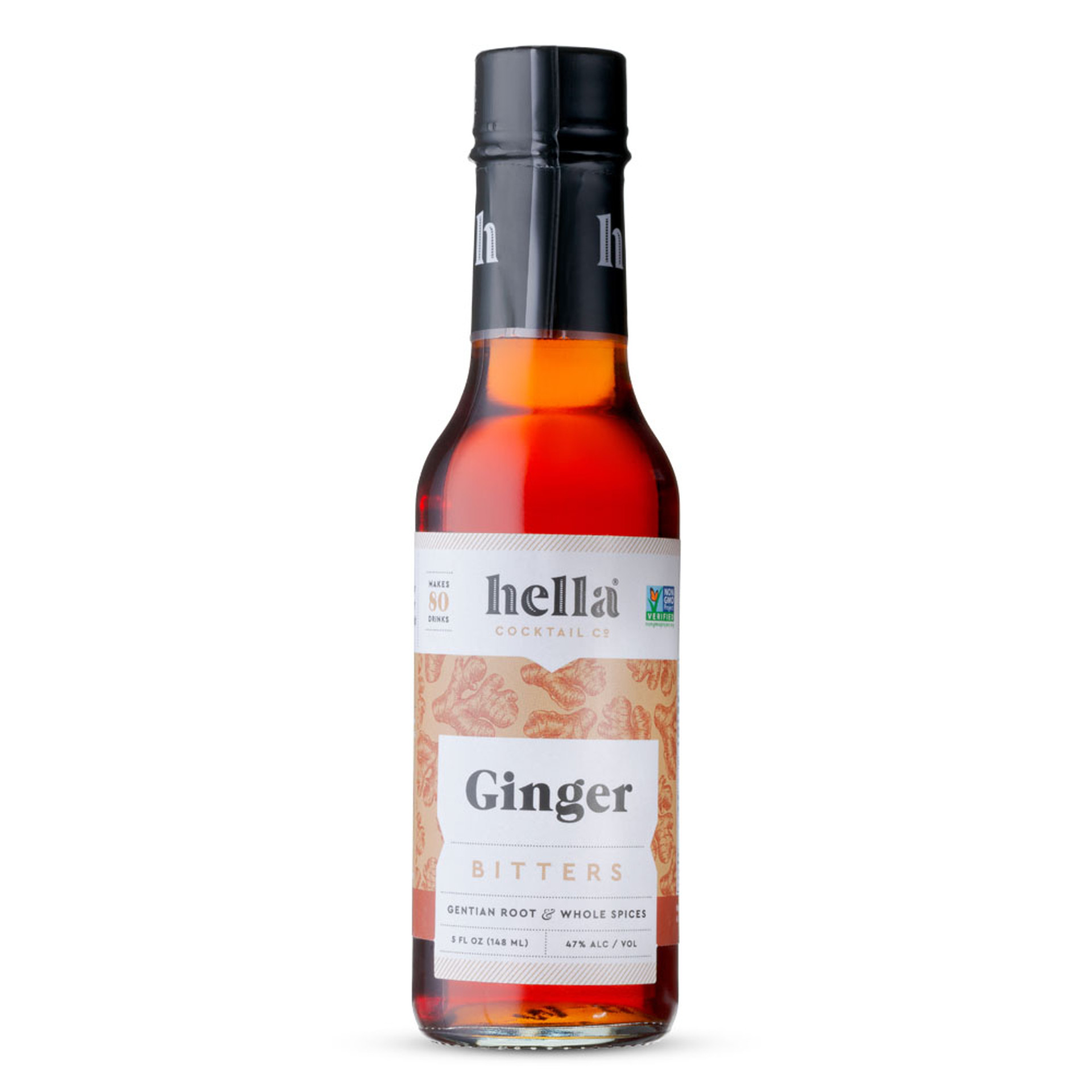 Hella Bitters Ginger Cocktail Bitters 5 oz