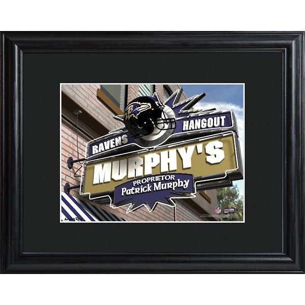 Baltimore Ravens Personalized NFL Pub Sign Print
