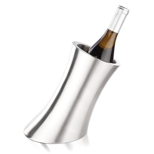Viski Convex Double Walled Stainless Steel Wine Bottle Chiller