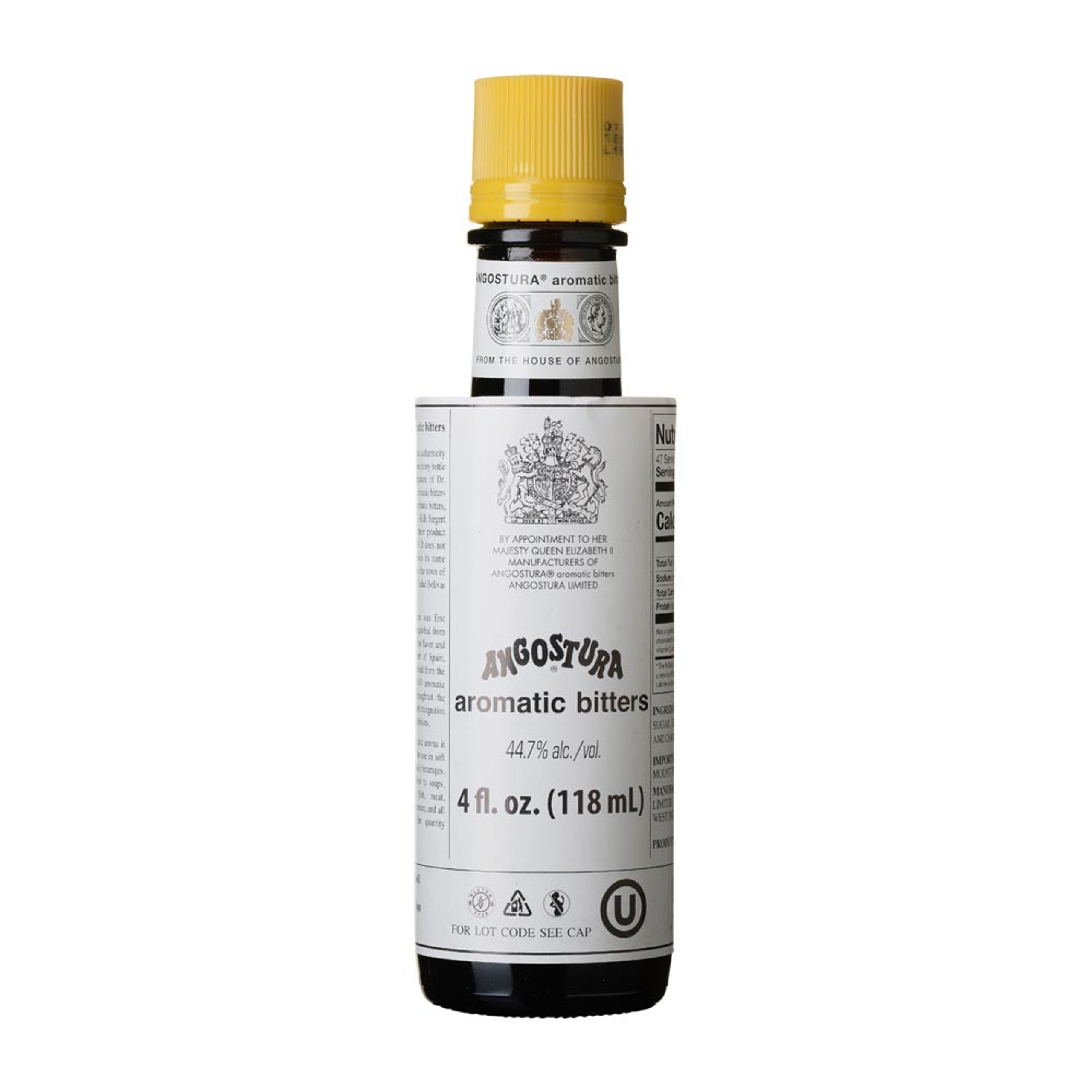 Angostura Aromatic Cocktail Bitters 4 oz Bottle