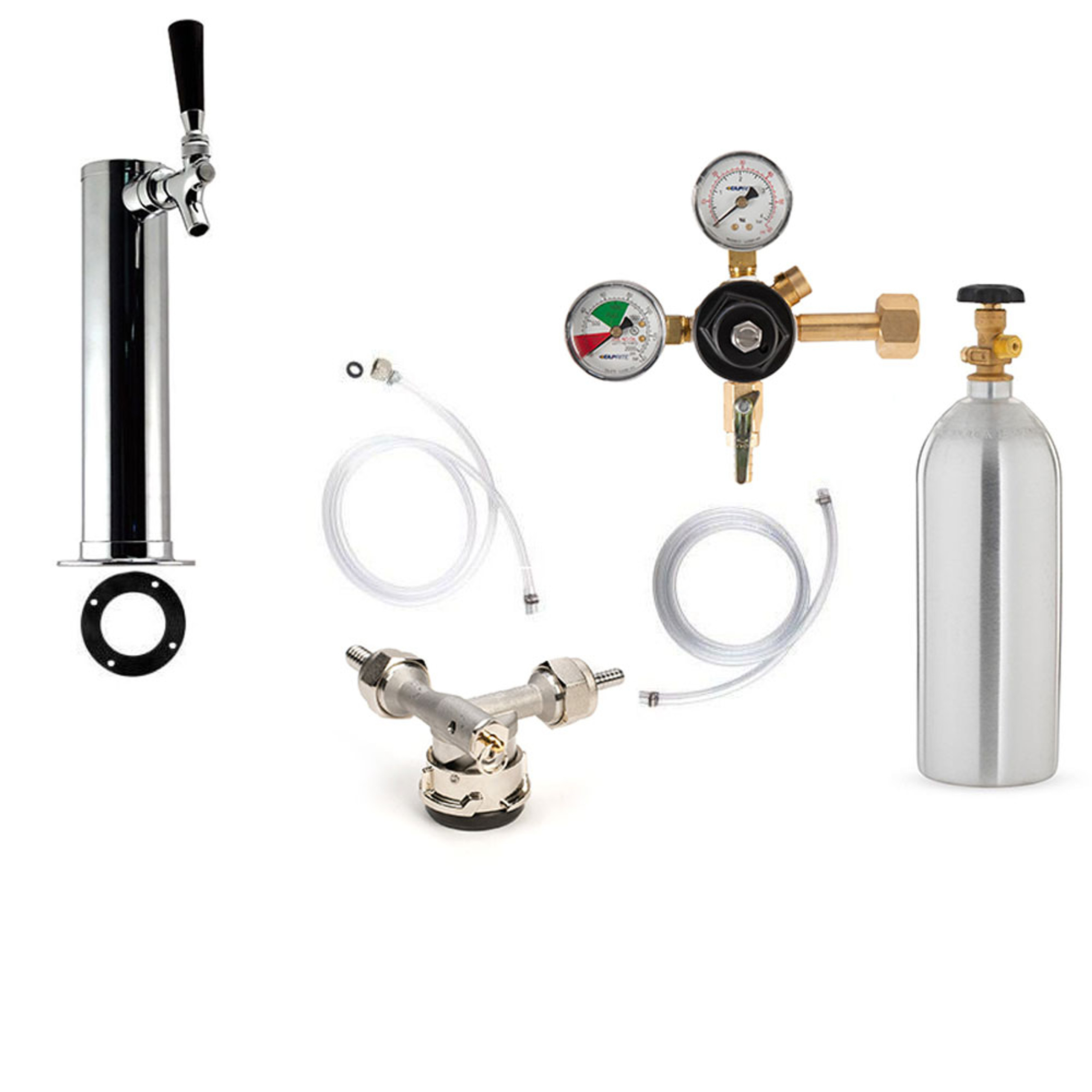 Standard Kegerator Conversion Kit Low Profile US Sankey D System No