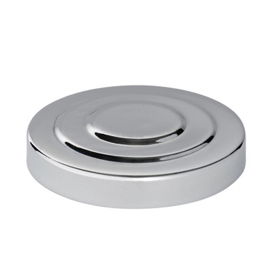 Replacement Draft Beer Tower Cap - 2 1/2" Diameter  - Chrome
