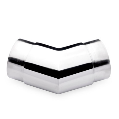 Flush Angle Fitting 135(45) Degree - Polished Stainless Steel - 2" OD