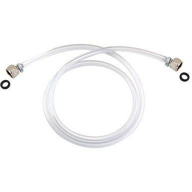Jockey Box Beer Line Jumper - 3/8" ID - 5' Vinyl Hose w/ Connectors