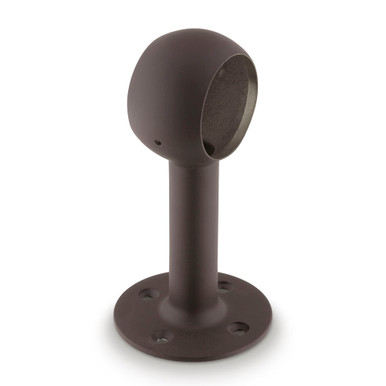 Rounded Center Post Bracket - Oil Rubbed Bronze - 2" OD
