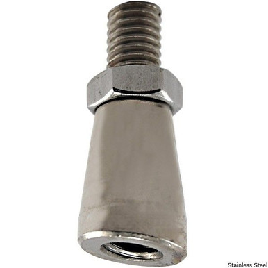 Angle Bonnet for Draft Beer Faucet - Stainless Steel