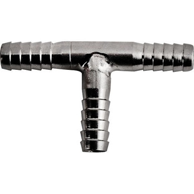 Tee Fitting for 3/16" ID Vinyl Hose - Stainless Steel