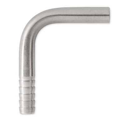 Elbow Fitting for Draft Beer Tower Faucet Shank - Stainless Steel
