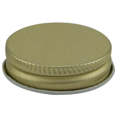 Beer Growler Cap - Gold Metal Replacement Screw Cap