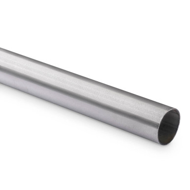 Bar Foot Rail Tubing - Brushed Stainless Steel - 1.5" OD - 4 ft