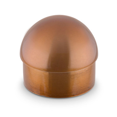 Domed End Cap - Sunset Copper - 2" OD