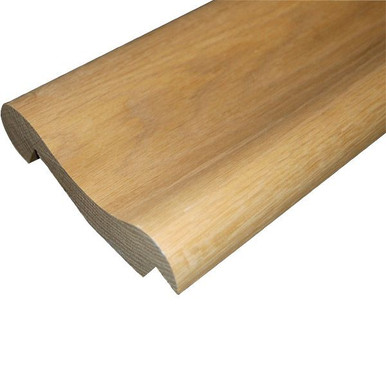 Bar Rail Molding - Wood Arm Rest - Red Oak - 2 ft