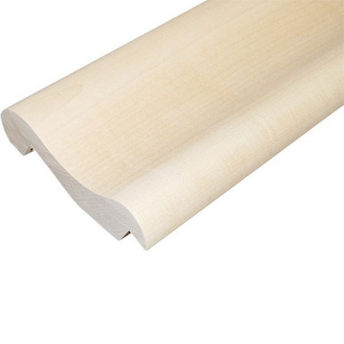 Bar Rail Molding - Wood Arm Rest - Poplar - 8 ft