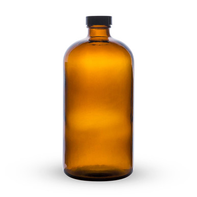 Boston Round Growlette Amber Beer Growler - 32 oz