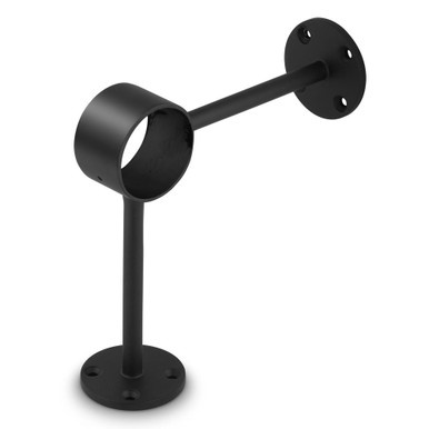 Bar Face Purse & Coat Hook - Single - Matte Black