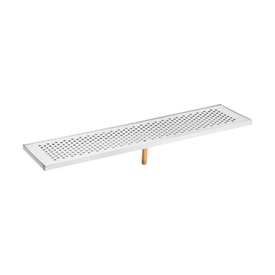 8" Wide Countertop Drip Tray - With Drain