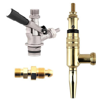 Partial Guinness Conversion Kit - U System Coupler - Brass Faucet