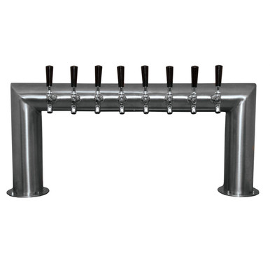 Pass Thru Draft Beer Tower - Glycol Cooled - 8 to 12 Faucets
