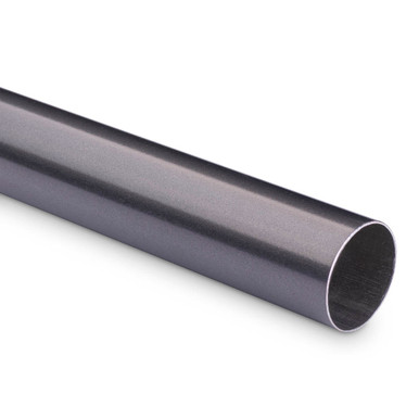 Bar Foot Rail Tubing - Gunmetal Grey - 2" OD - 4 ft