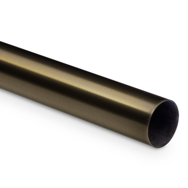 Bar Foot Rail Tubing - Antique Brass - 2" OD - 6 ft