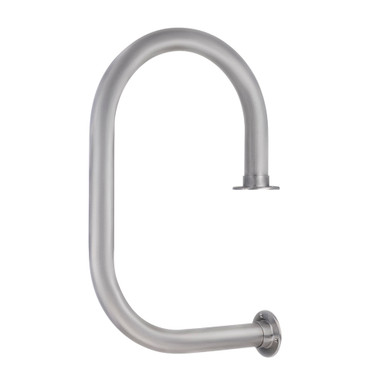 Kegworks Classic Service Bar Rail - Brushed Stainless Steel - 2" OD