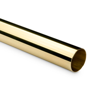 Dancer Poles - Polished Brass - 2" OD - 8 ft Pole