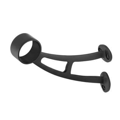 Bar Mount Foot Rail Bracket - Matte Black - 1.5" OD