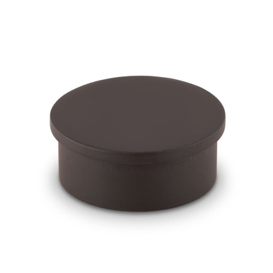 KegWorks Flush Flat End Cap - Oil Rubbed Bronze - 2 OD