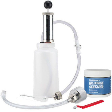 Super Deluxe Draft Beer Line Cleaning Kit - 1lb No-Rinse Powder