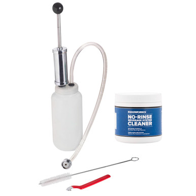 Deluxe Draft Beer Line Cleaning Kit - 1lb No-Rinse Powder