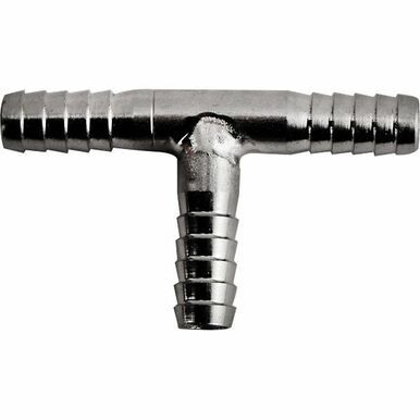 Tee Fitting for 3/8" ID Vinyl Hose - Stainless Steel